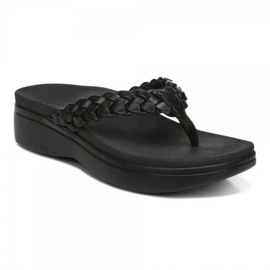 Vionic H9680S1001 Ladies Kenji Black Toe Post