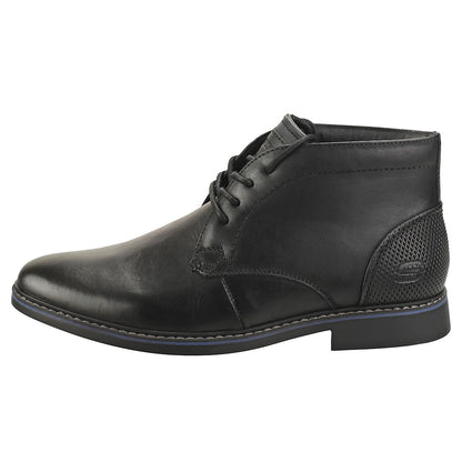 Skechers Mens Bregman Calsen Black Boots 66405