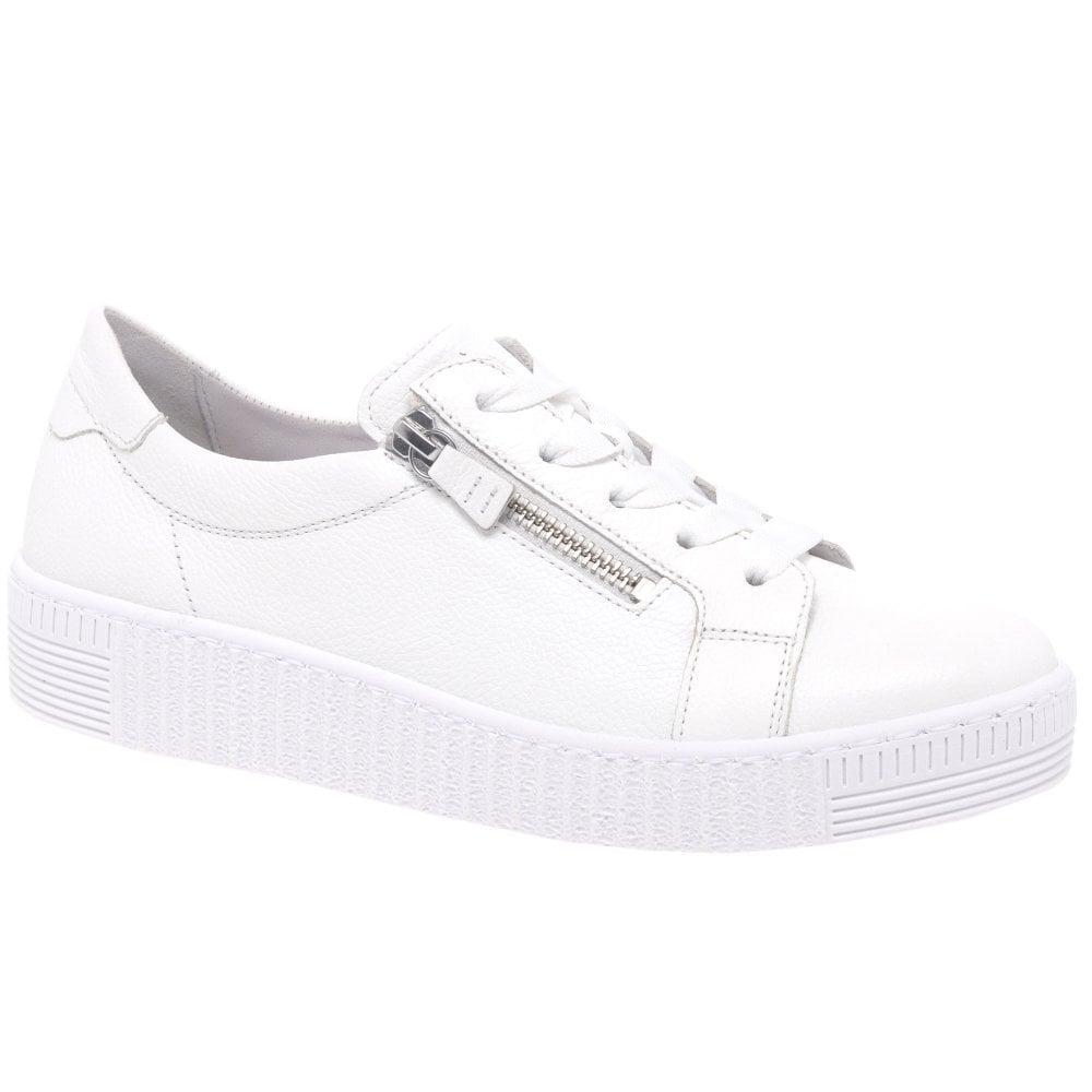 Gabor Ladies Wisdom White Trainers 43.334.21
