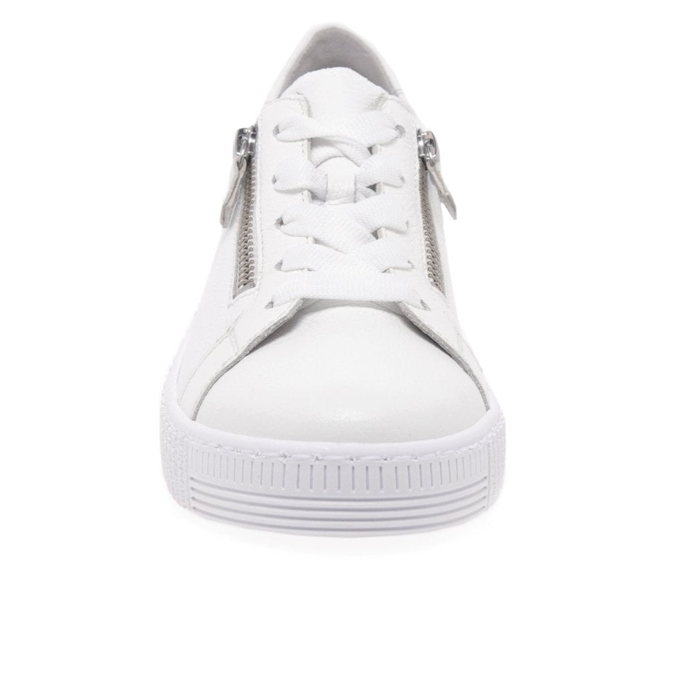 Gabor Ladies Wisdom White Trainers 43.334.21