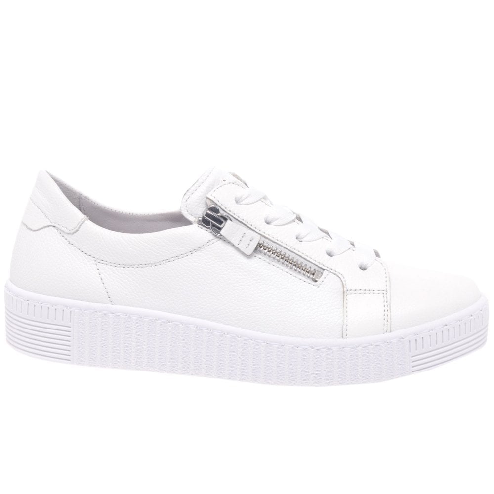 Gabor Ladies Wisdom White Trainers 43.334.21