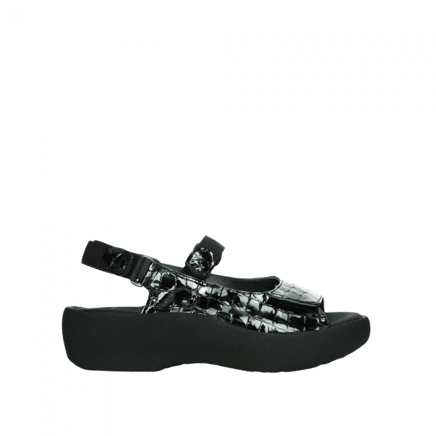Wolky Jewel 0320469 Croco Flash Leather 210 Anthracite