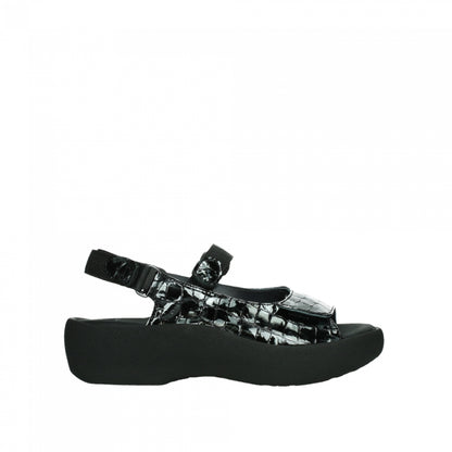 Wolky Jewel 0320469 Croco Flash Leather 210 Anthracite