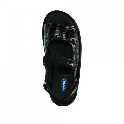 Wolky Jewel 0320469 Croco Flash Leather 210 Anthracite
