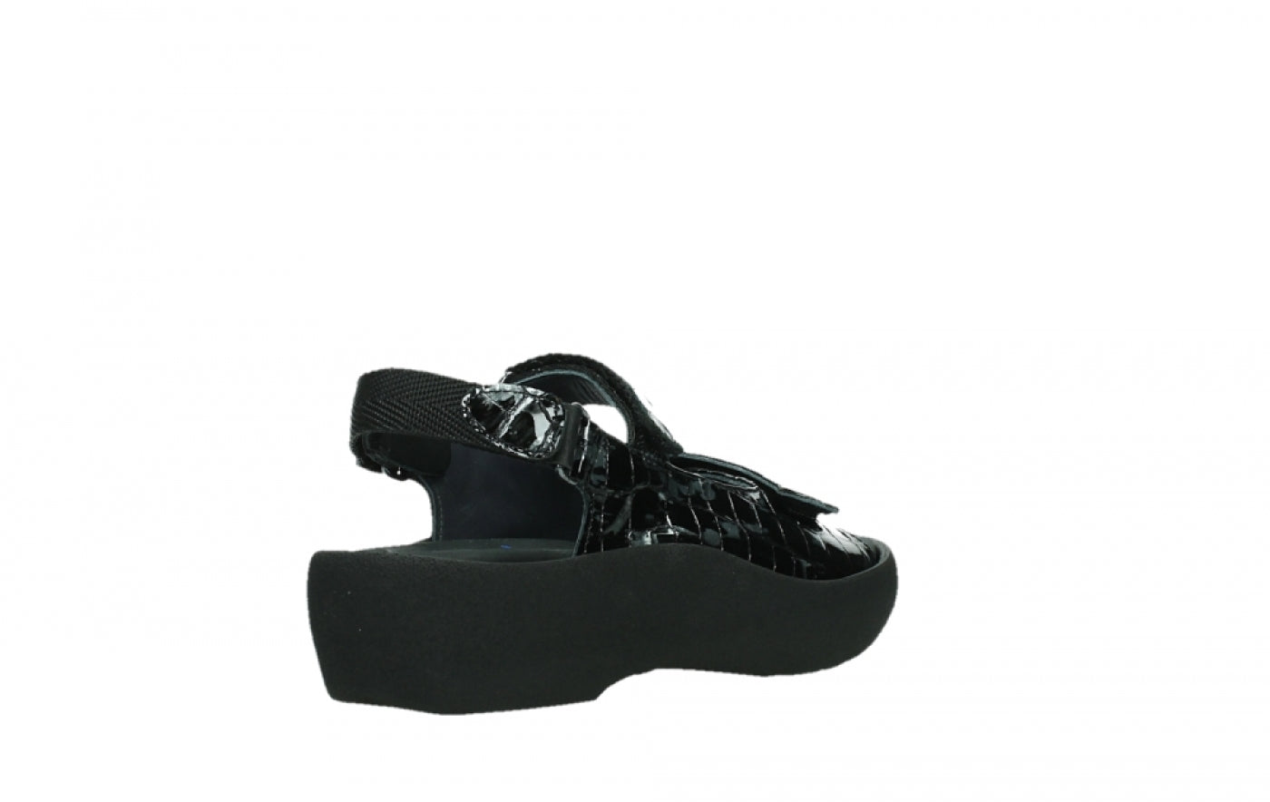 Wolky Jewel 0320469 Croco Flash Leather 210 Anthracite