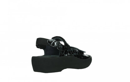 Wolky Jewel 0320469 Croco Flash Leather 210 Anthracite