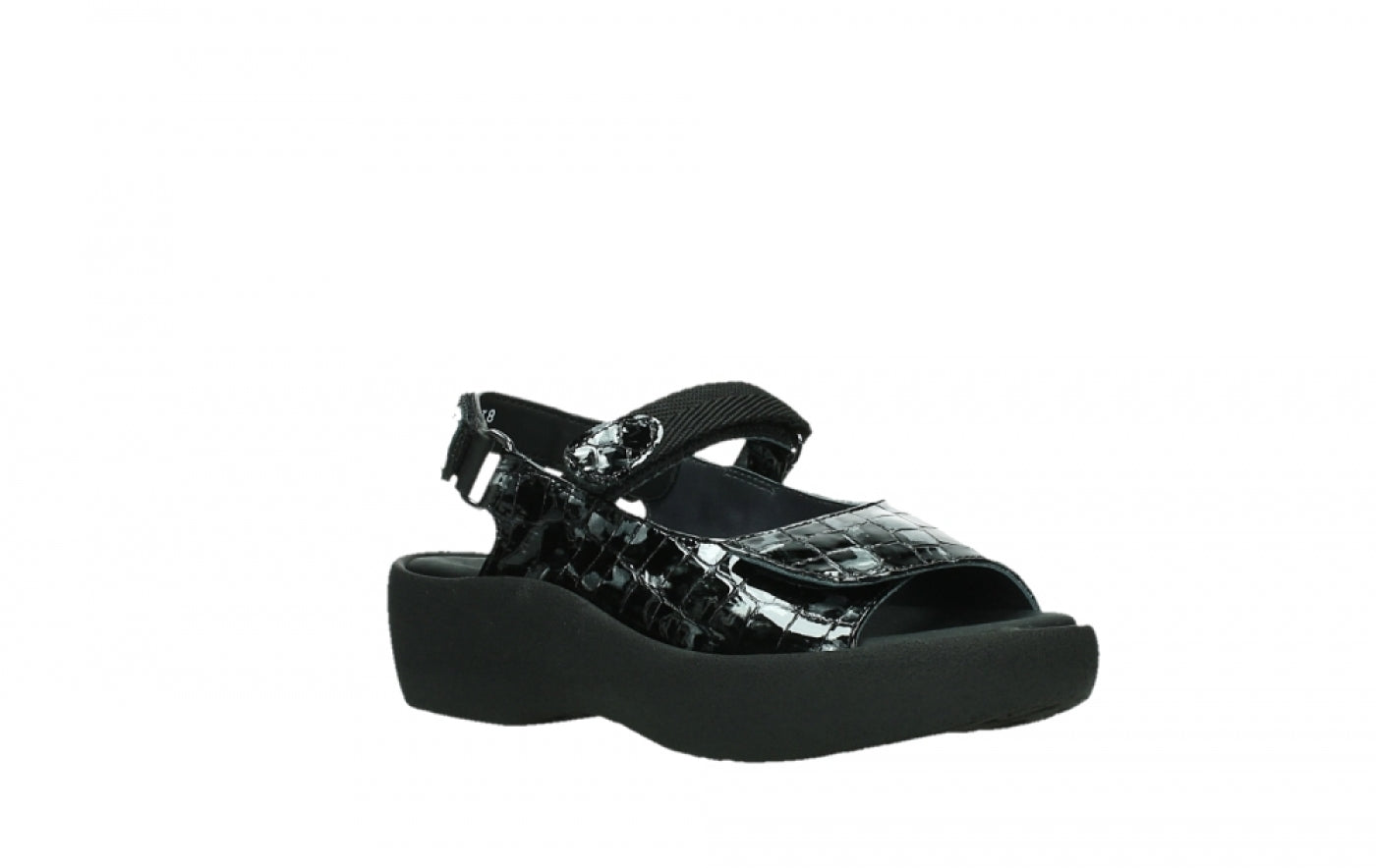 Wolky Jewel 0320469 Croco Flash Leather 210 Anthracite