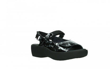 Wolky Jewel 0320469 Croco Flash Leather 210 Anthracite