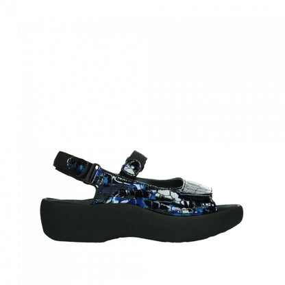 Wolky Jewel 0320469 Croco Flash Leather 800 Blue