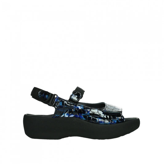 Wolky Jewel 0320469 Croco Flash Leather 800 Blue