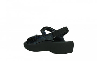 Wolky Jewel 0320469 Croco Flash Leather 800 Blue