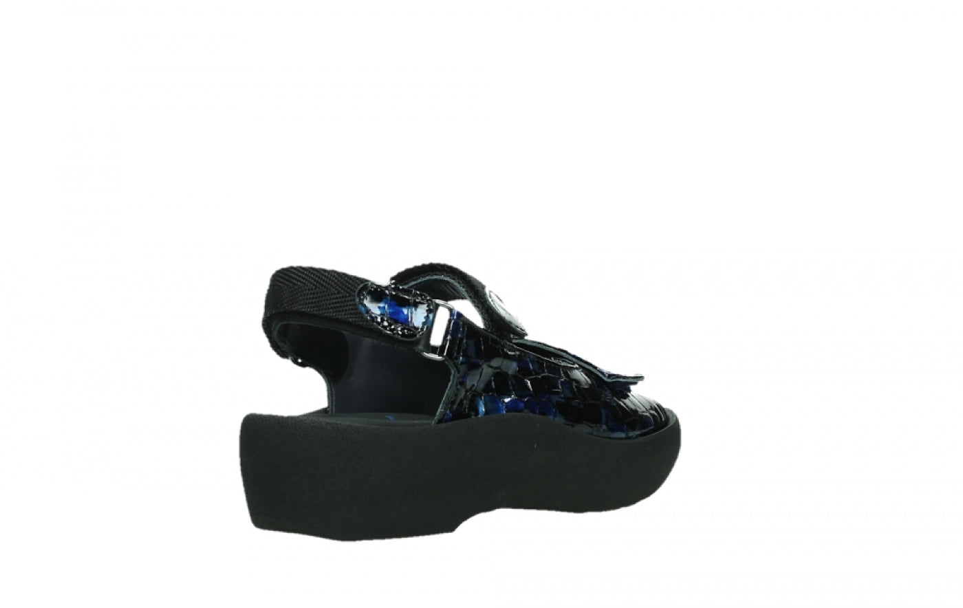 Wolky Jewel 0320469 Croco Flash Leather 800 Blue