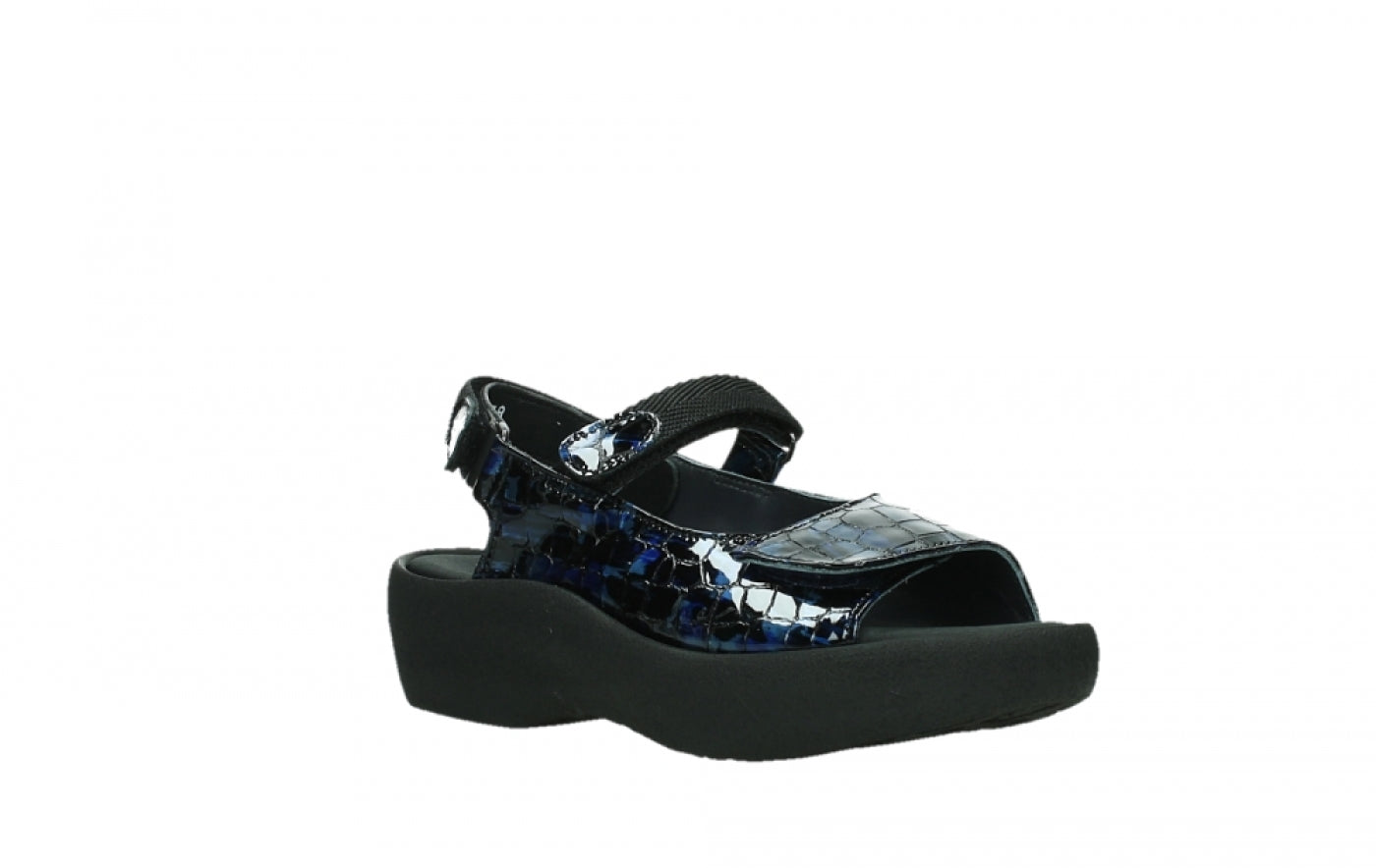 Wolky Jewel 0320469 Croco Flash Leather 800 Blue