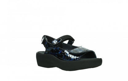 Wolky Jewel 0320469 Croco Flash Leather 800 Blue