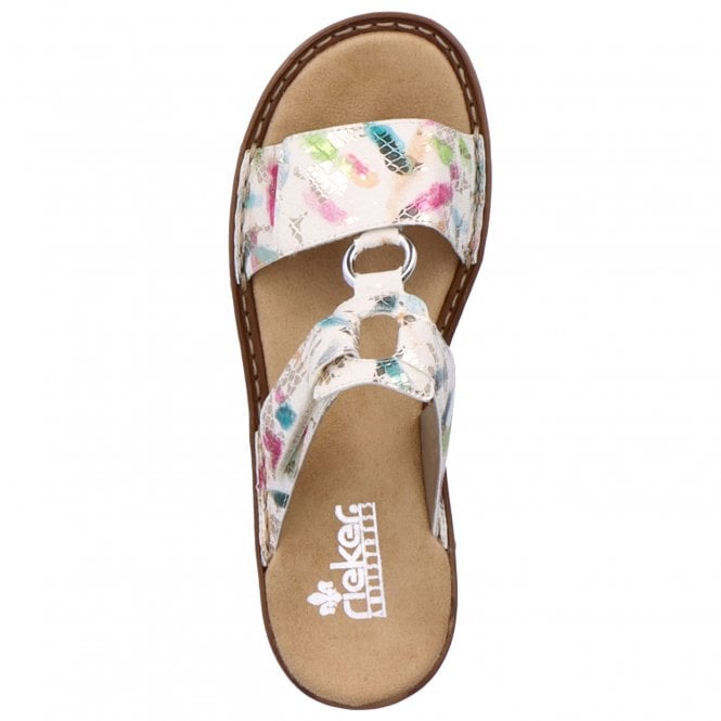Rieker 608P9-92 LadiWhite Multi Sandal