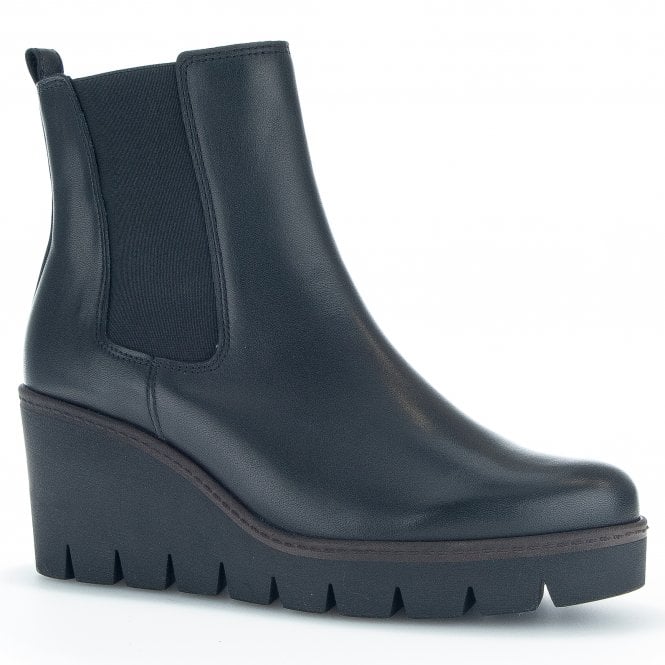 Gabor 94.781.27  Ubique Chunky Wedge Heel Ankle Boots