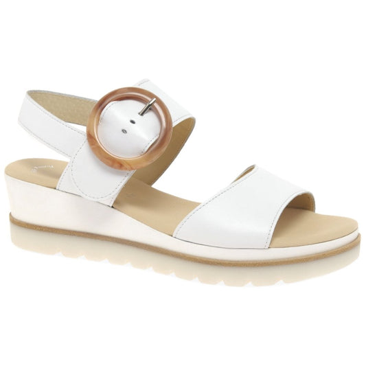 Gabor Ladies Yeo White Sandals 24.645.21